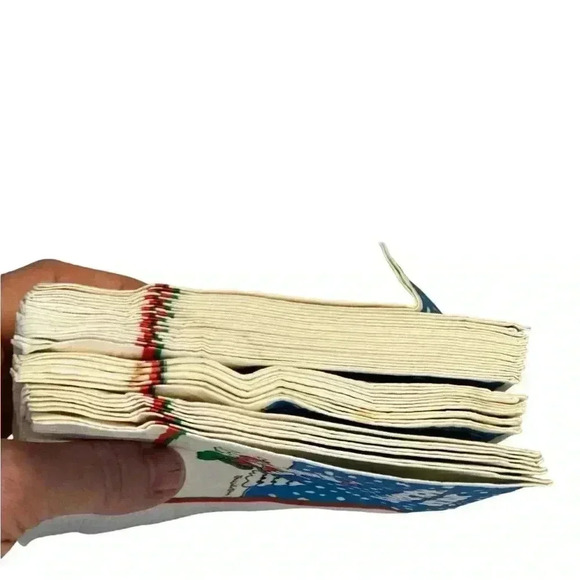 Vintage Ziggy Jolly Holidays Beverage Napkins 10”x10” 22 napkins - Picture 3 of 3